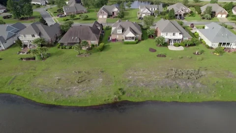 Backyard Pond Stock Footage 282415863