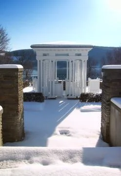 Backyard structure Stock Photos