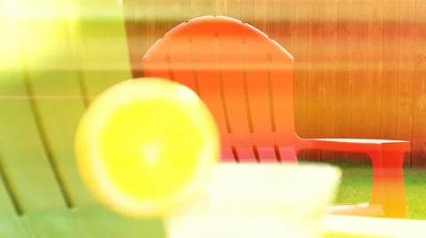 BACKYARD SUMMER DELIGHT 4.mp4 Stock Footage 48628139