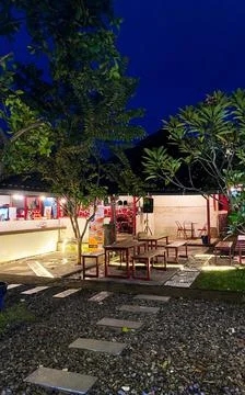 Backyard view Foto stock