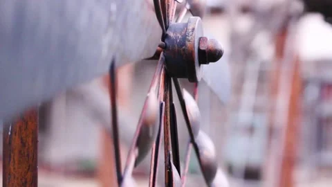 Backyard Windmill 1 Stock Footage 147832727