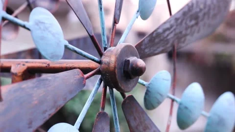 Backyard Windmill 3 Stock Footage 147843203