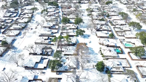 Backyards across the Waterside Estates section near Sandy Lake Road reveal Stock Footage 327705198