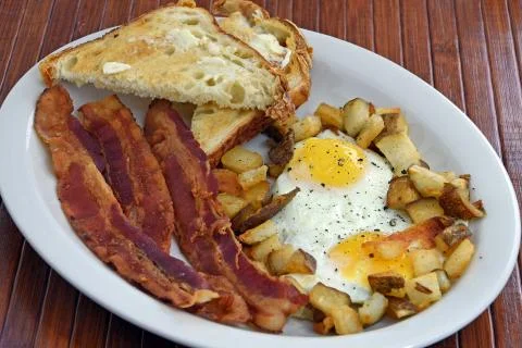 Bacon And Egg Breakfast Stock Photos