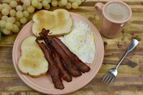 Bacon And Egg Breakfast Stock Photos