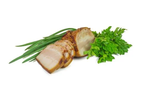 Bacon and verdure Stock Photos