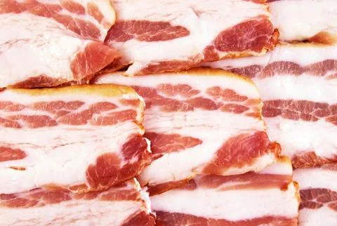 Bacon background Stock Photos