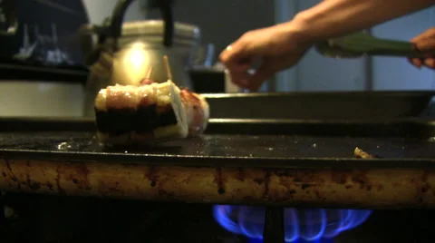 Bacon bananas03 Stock Footage 2646460