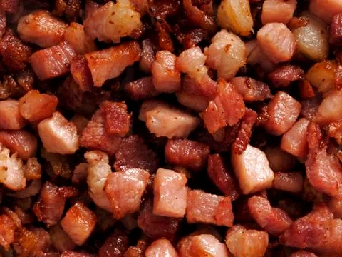 Bacon bits Stock Photos