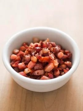 Bacon bits Stock Photos