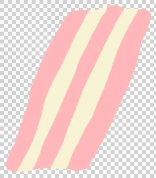 Bacon breakfast food set elements hand drawn doodle minimal style pastel colo 스톡 일러스트