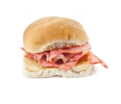 Bacon butty Stock Photos