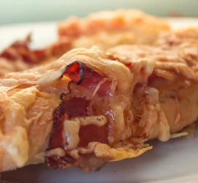 Bacon Cheese Bread Foto stock