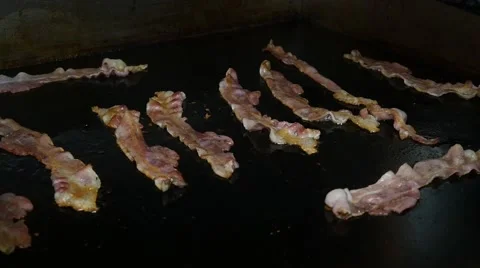 Bacon Cooking Stock Footage 63233559