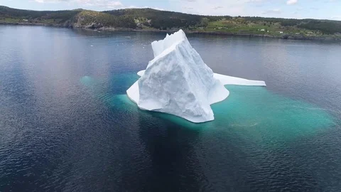 Bacon Cove iceberg 3840x2160 June 2019 Stock Footage