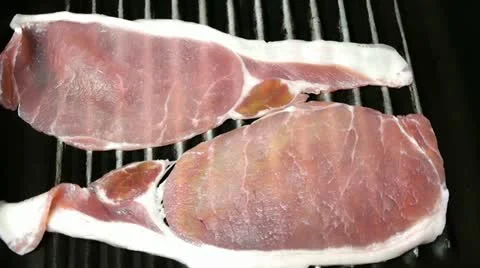 Bacon Frying Time-Lapse Stock Footage 21904354