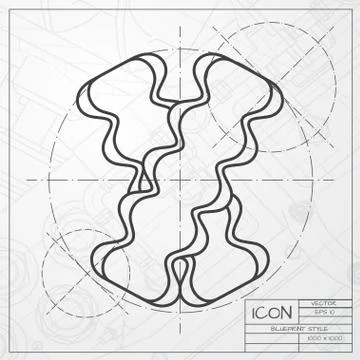 Bacon icon Stock Illustration