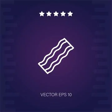 Bacon  icon Stock Illustration