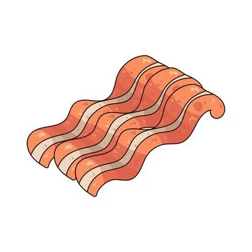 Bacon illustration Stock Illustration
