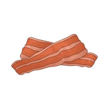 Bacon illustration Stock Illustration