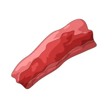 Bacon illustration Stock Illustration
