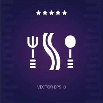 Bacon meal vector icon Stock Illustration