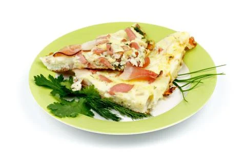 Bacon Omelet Stock Photos