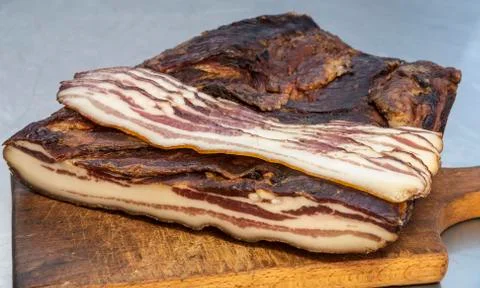 Bacon prosciutto Stock Photos