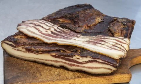 Bacon prosciutto Stock Photos