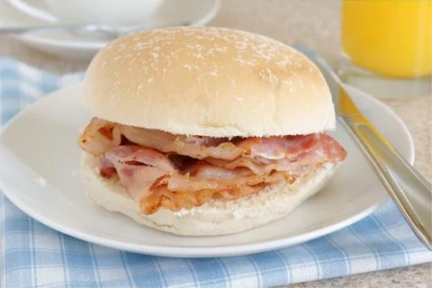 Bacon sandwich Stock Photos