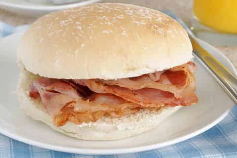 Bacon sandwich Stock Photos