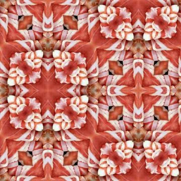Bacon Seamless Pattern Illustrazione stock