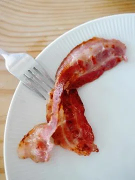 Bacon slice Stock Photos