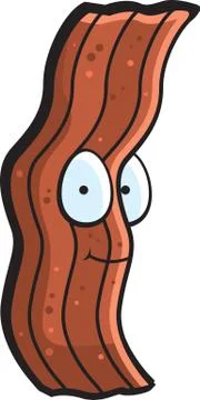 Bacon Smiling Stock Illustration