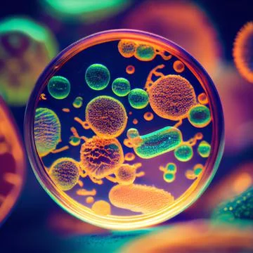 Bacteri (100) Foto stock