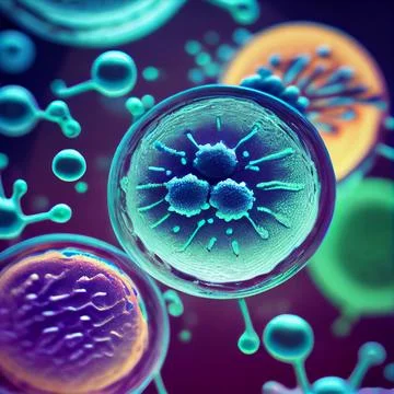 Bacteri (12) Foto stock