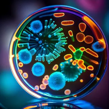 Bacteri (62) Foto stock