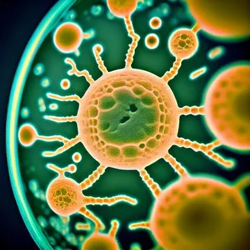 Bacteri (72) Foto stock