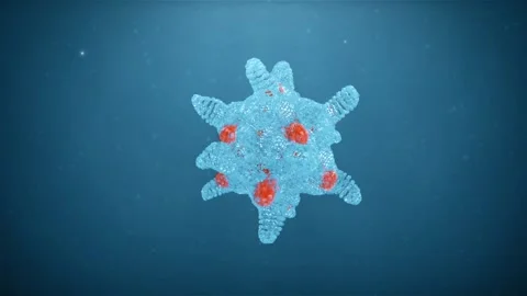 Bacteria On Background Stock Footage 121007570