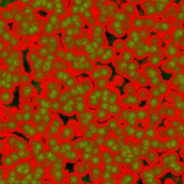 Bacteria background render Illustrazione stock