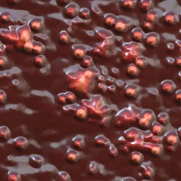 Bacteria background render 库存插图