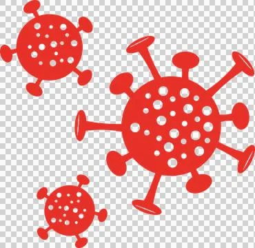 Bacteria cell medical graphic element, virus (4) Stock Illustration
