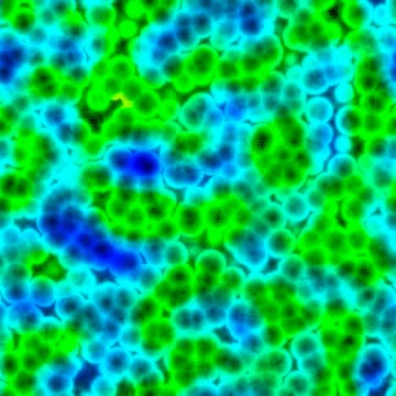 Bacteria cells close up Stock Illustration