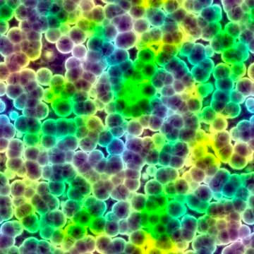 Bacteria cells close up Stock Illustration