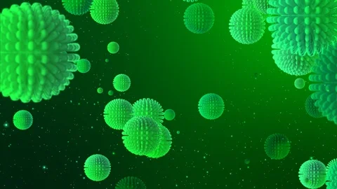 Bacteria Cells Microscope Live 3D Tunnel Flying Concept Stock Footage 101337376