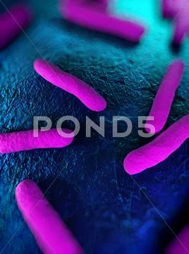 Bacteria, conceptual artwork Stock Illustration