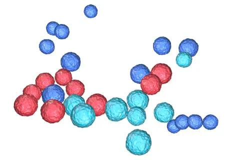 Bacteria Enterococcus, illustration Stock Illustration