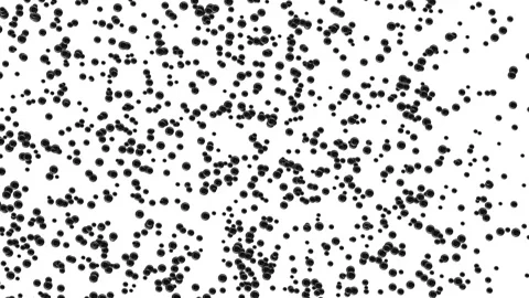 Bacteria flows on white screen background Video stock 346940226