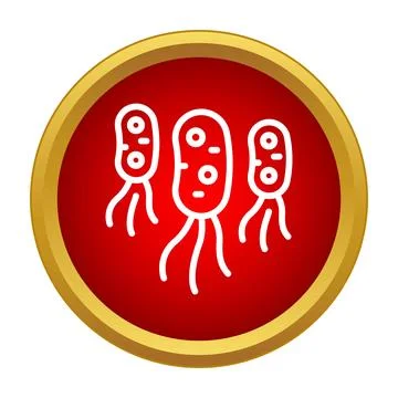 Bacteria germs microbes causing infection disease health problem Stock Illustration