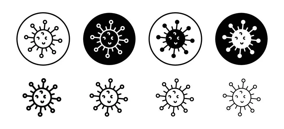 Bacteria icon highlighting microscopic organisms and biological research, i.. Illustrazione stock